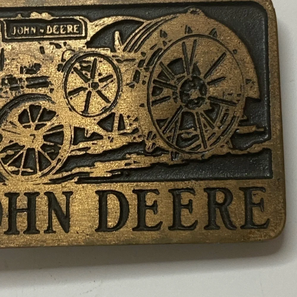 Bronze John Deere Limited Edition Belt Buckles D GPWT Western Tractor Farm